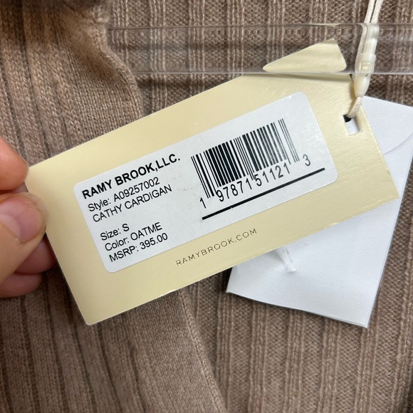 NWT Ramy Brook Cathy Cashmere Cardigan - Picture 6 of 9